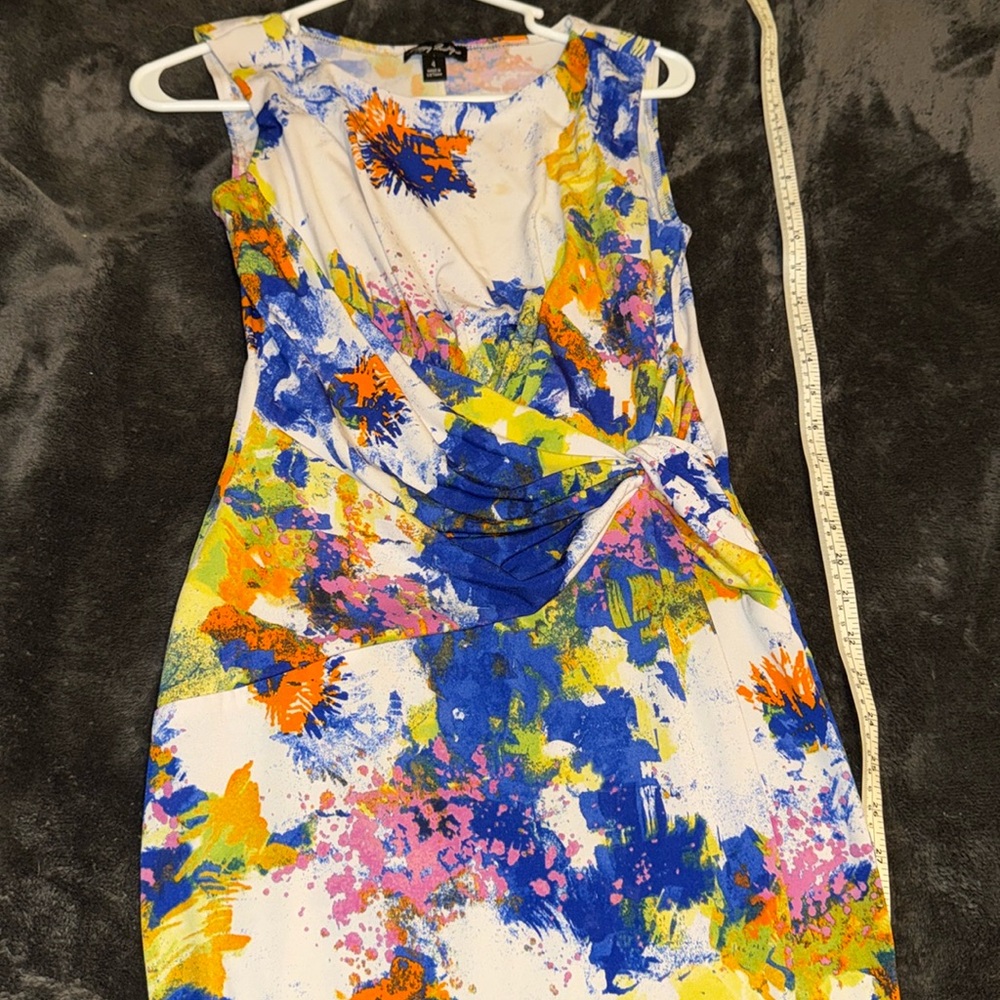 Neon splatter dress